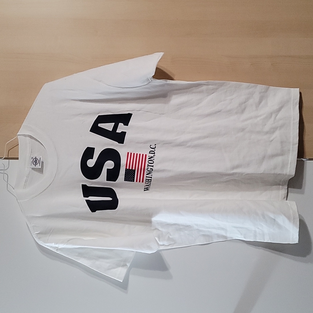 Adult XL‎ Delta white USA Washington DC T-Shirt